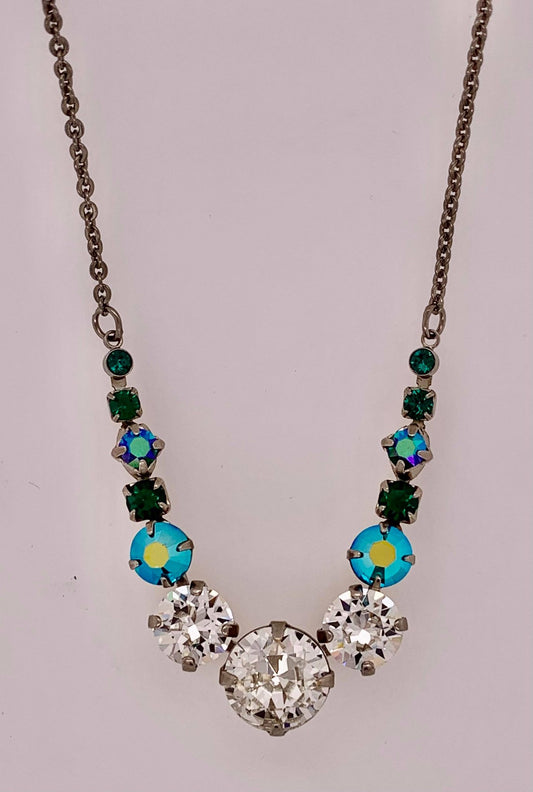 Delicate Round Tennis Necklace