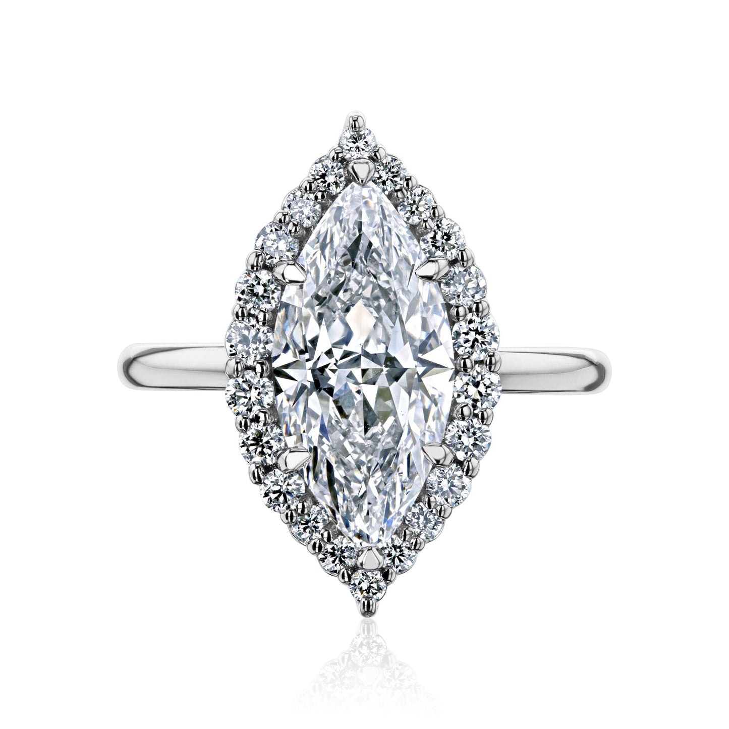 3.45 Carat Lab Grown Diamond Margaux Ring