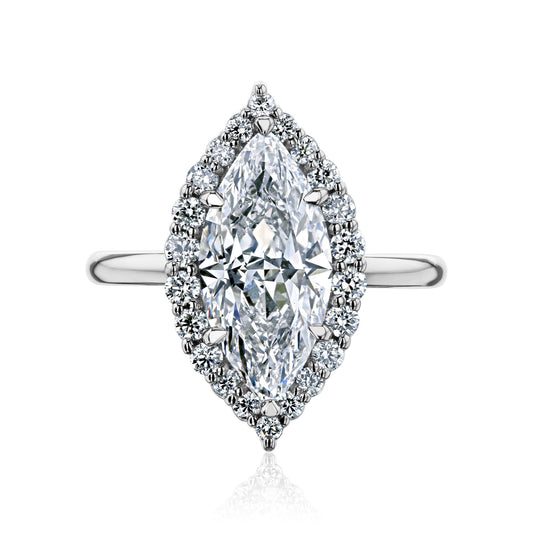 3.45 Carat Lab Grown Diamond Margaux Ring
