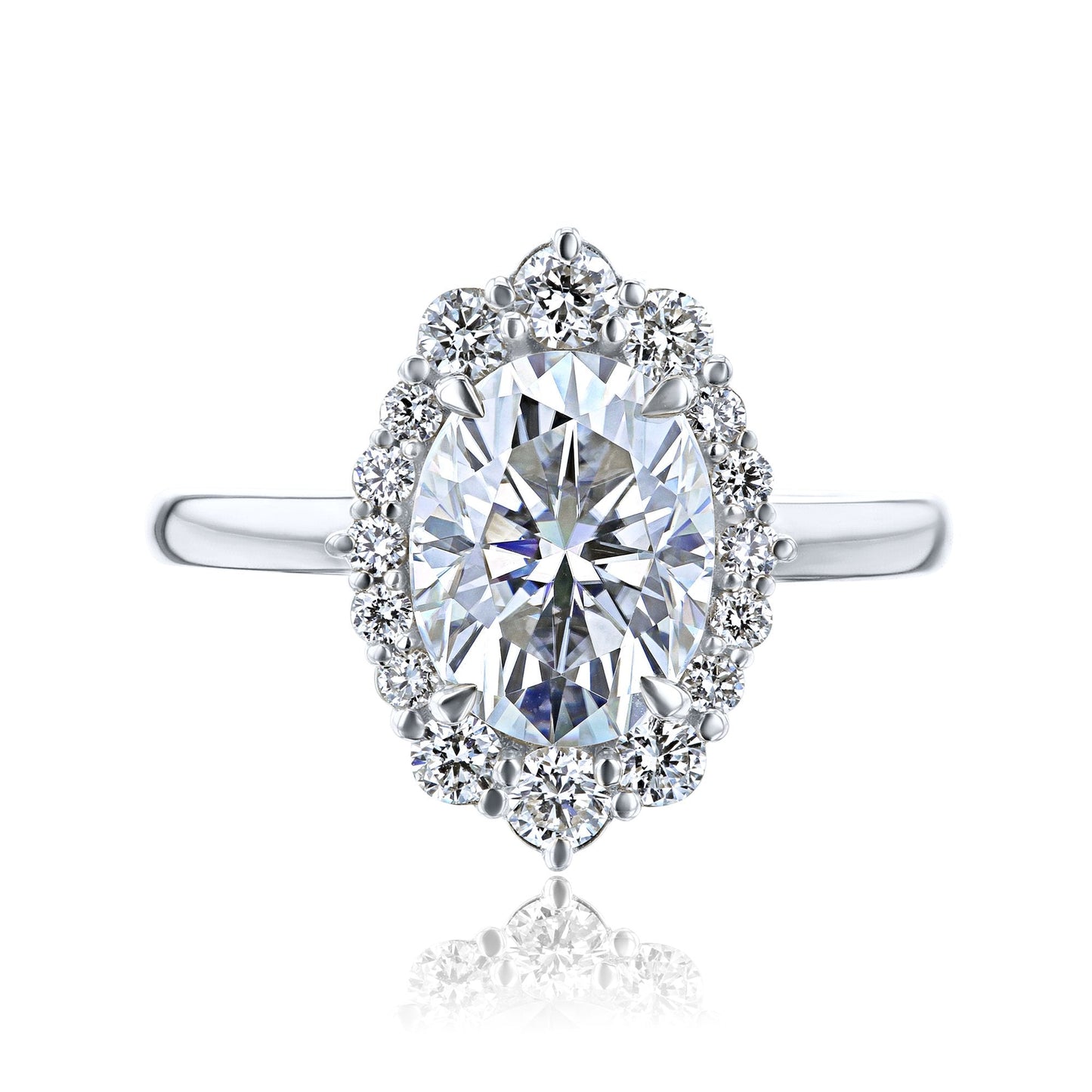 2.5 Carat Moissanite Ophelia Ring