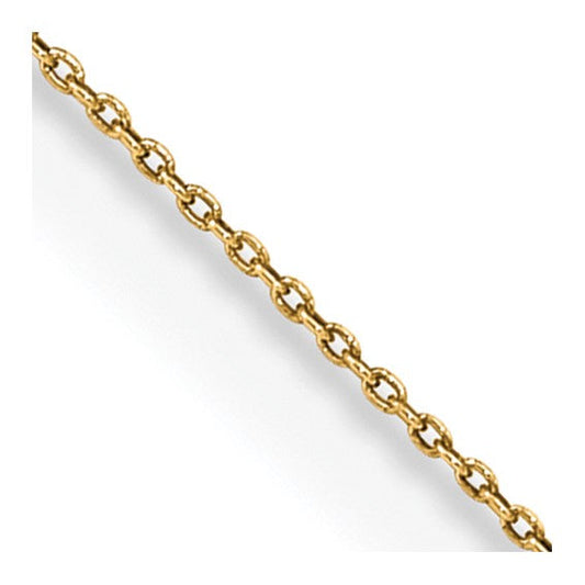 14K 16 Cable Pendant Chain