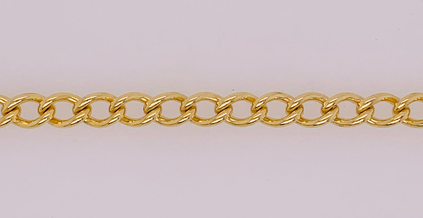 14K Gold Filled Curb Chain