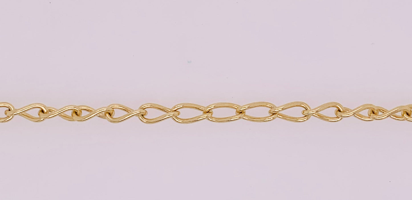 14K Gold Filled Twisted Chain